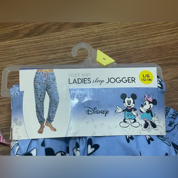NWT NEW Disney Mickey Minnie Mouse ladies pajamas pants size Large 12 13 14 - Picture 4 of 13
